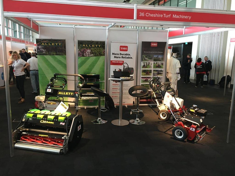 Allett Support Cheshire Turf Machinery at First Old Trafford Cricket Expo Show